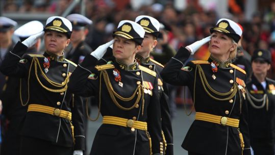 A salute on Victory Day (Picture: Russian Ministry of Defence).
