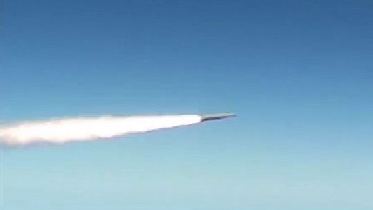 Russia claims this is a hypersonic missile used against Ukraine (Picture: Russian MOD).