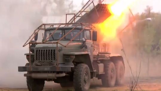 Russia is gaining momentum as Ukrainian defences desperately wait on support CREDIT Russia MOD 21052024