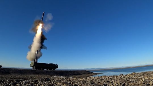 Russian missile strikes are intensifying against Ukraine, suggesting a changing in approach to their attacks is occurring (Picture: Russian MOD). 