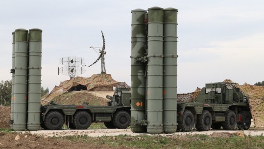 Russia's S-400 in Syria CREDIT Russian Defense Ministry