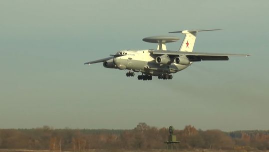 South Korea claimed a Russian A-50 reconnaissance plane entered its airspace twice (Picture: Russian MOD).