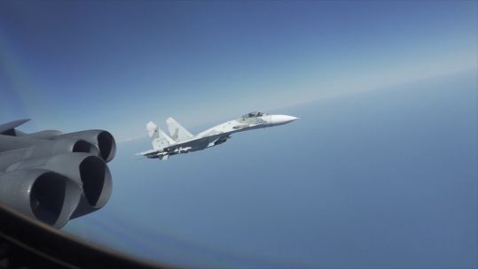 Russian aircraft have accidentally fired upon civilian buildings within their territories (Picture: US Department of Defence).