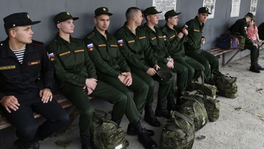 Russian Armed Forces conscripts soldier Simferopol, Crimea 240424 CREDIT Sipa US, Alamy Stock Photo