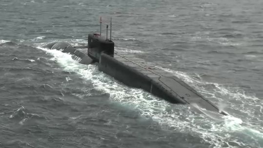 Russian Delta IV-class strategic missile submarines DATE UNKNOWN CREDIT Russian MOD