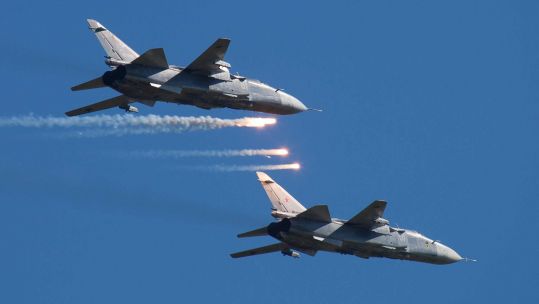 Cover image: Russian Su-24 and Su-30SM aircraf (Picture: Russian MOD).