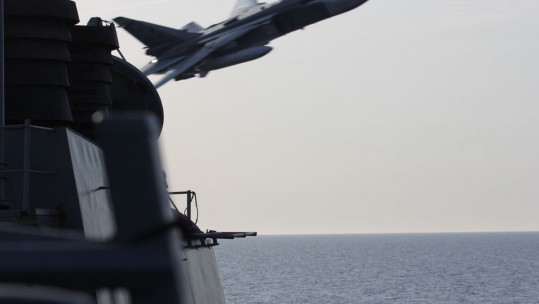 New Footage Of Russian Jets &#039;Buzzing&#039; USS Donald Cook