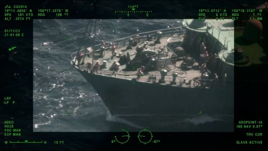 Russian spy ship sailing near Hawaii