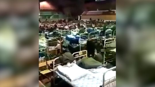 Russian troops' living conditions