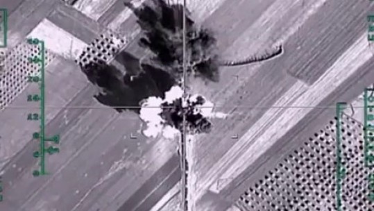 Russia Releases Footage Of Airstrikes &#039;Liquidating&#039; Targets In Syria