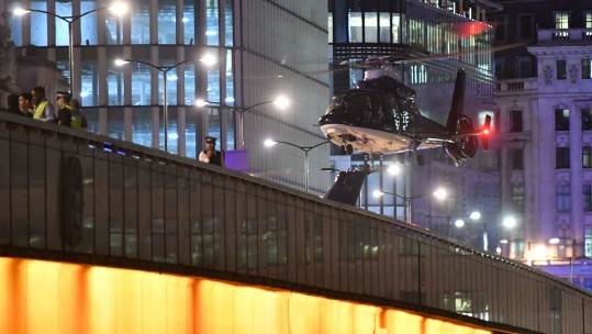 SAS Helicopter London Bridge