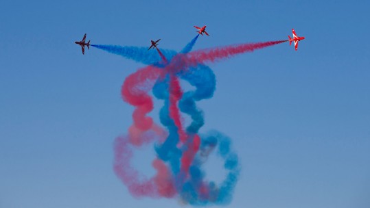 Red Arrows Royal Air Force RAF Scampton Photography Section