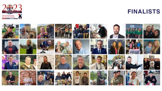 Soldiering On Awards 2023 finalists CREDIT Soldiering On Awards