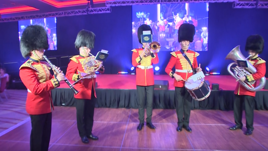 Military band at 2019 Soldiering On Awards