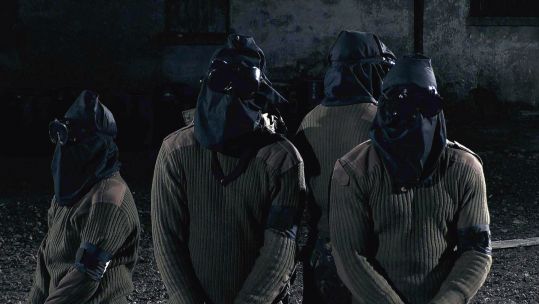 SAS Who Dares Wins 2020 Interrogation Challenge Hooded Recruits Episode 5 Credit: Channel 4
