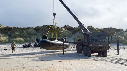 SVR crew in action, rescuing a beached ORC