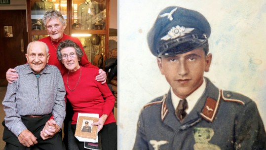 Luftwaffe radio operator Rudi Schoberl - CREDIT: SWNS