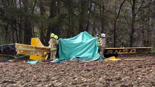 RAF Trainees Killed In Air Crash - Pictures: SWNS 