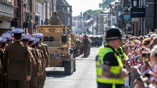 Salisbury Armed Forces Day parade