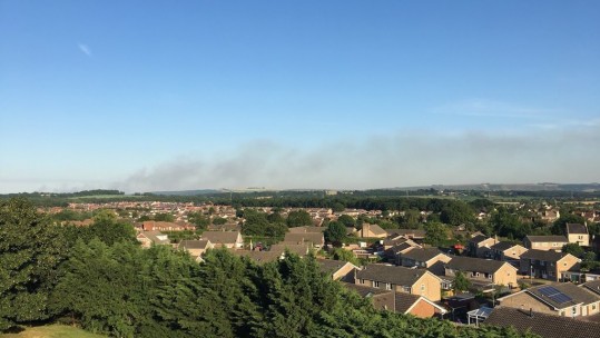 Salisbury Plain fire