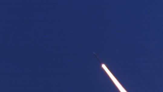 "Salvo" intercept missile in the air (Picture: US Department of Defense).