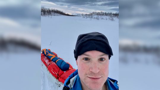 Sam Cox, ex-Royal Marine started world record-breaking challenge to ski solo Antarctica 21112023 CREDIT PA.jpg