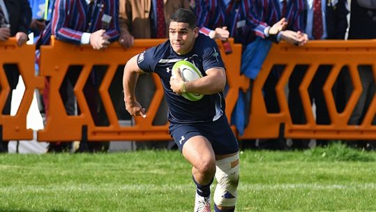 Sam Matavesi representing Royal Navy rugby (Picture: Royal Navy).