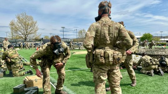 Sandhurst Cup UK Red team Army officer cadet teams from Royal Military Academy Sandhurst