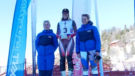 Sapper Lizzie Knox wins Super G race in Super Combined at Meribel 2025
