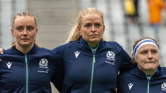 Sarah Bonar lining up for Scotland in an international Credit Alligin Photography Date UNKNOWN.jpg