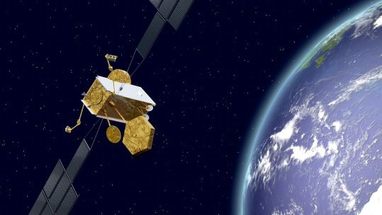 Satellite Image as UK cutting edge space defence is backed by 1.4 billion
