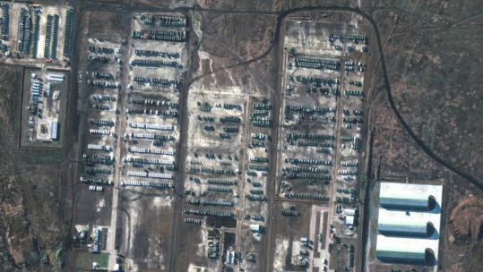 Satellite images revealing Russia continues to amass troops near Ukraine 21122021 CREDIT Maxar Technologies
