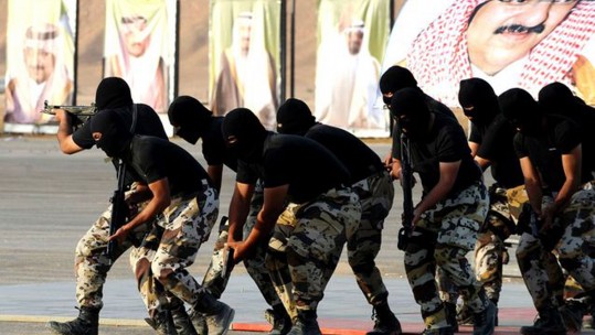 Saudi Arabian Special Forces During Training Exercise 