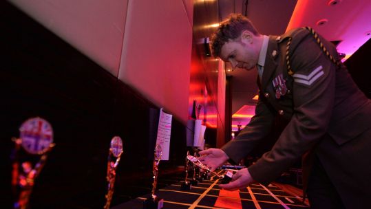 Soldiering On Awards Soldier Looks At The Awards Before They Are Handed Out In 2019 Credit Rupert Frere Schmooly