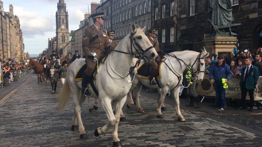 Scots DG during Edinburgh Riding of the Marches (Picture: MoD).