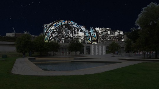Scottish War Dead Projection At Holyrood 02112018 CREDIT Scottish Parliament