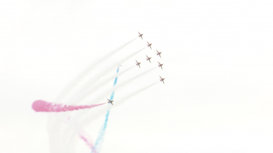 RED ARROWS PERFORM FOR CADETS 250821 CREDIT BFBS
