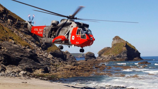Britain&#039;s Helicopters Take To Skies At Bournemouth Air Festival