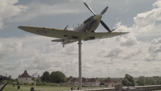 Secret Spitfires memorial at Salisbury Rugby Club 090721