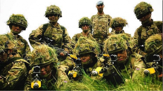 7 Platoon from TV show Raw Recruits on Ch5