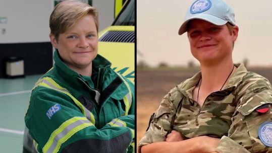 Sergeant Faye Shotton has served 16 years in the military, and works as a paramedic (Picture: Faye Shotton).