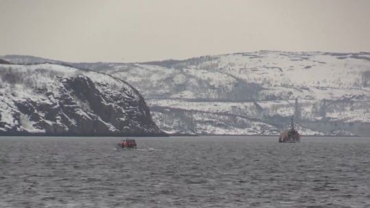 Severomorsk water in Russia