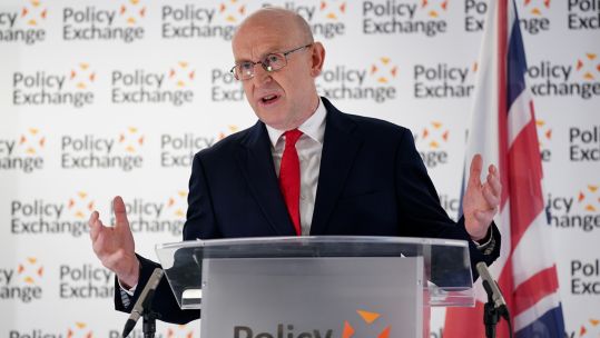 Shadow defence secretary John Healey Labour's defence plans Policy Exchange 280224 CREDIT Yui Mok PA Wire 