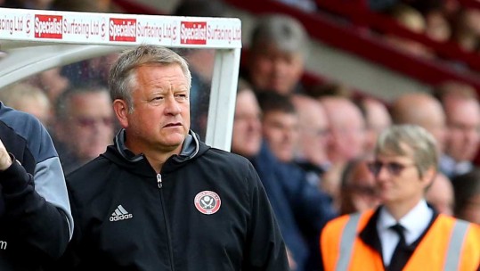 Manager of Sheffield United, Chris Wilder