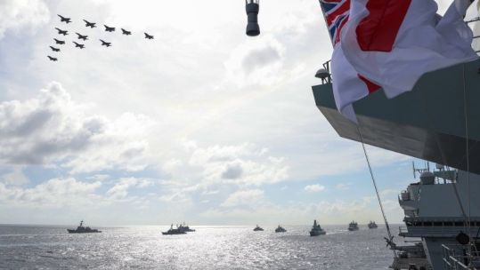 Ships deployed on the Carrier Strike Group 21 deployment 