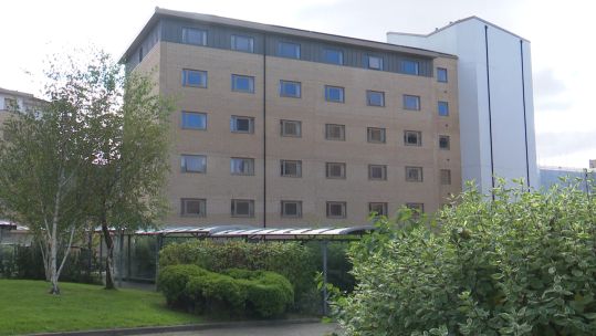 Single living accommodation at HMNB Clyde Naval Base Scotland 2021 CREDIT BFBS wide shot of housing at HMNB Clyde Naval Base Scotland 