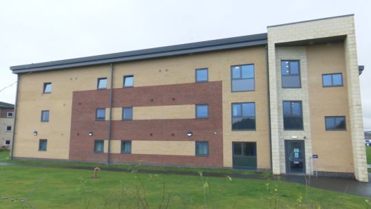 Single living accommodation block at Marne Barracks, Catterick Garrison, North Yorkshire