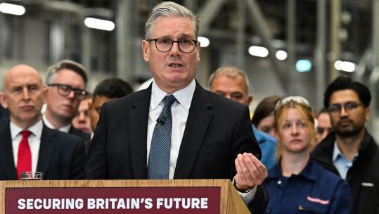Sir Keir Starmer announces the Strategic Defence Review at Govan Shipyard