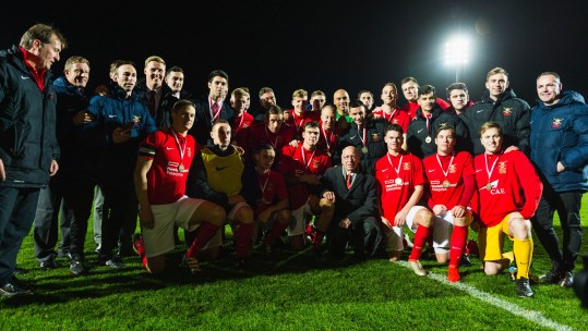 Games Of Remembrance Sir Bobby Charlton with the British Army Football Team Crown Copyright