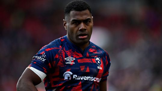 Siva Naulago (Bristol Bears) during the Bristol Bears V Newcastle Falcons Gallagher Premiership rugby match Credit Alamy DATE 05022022.jpg